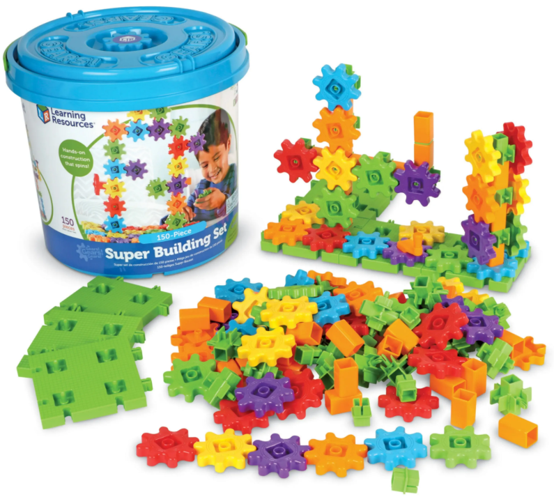 JUEGO DE CONSTRUCCIÓN MODULAR CON ENGRANES